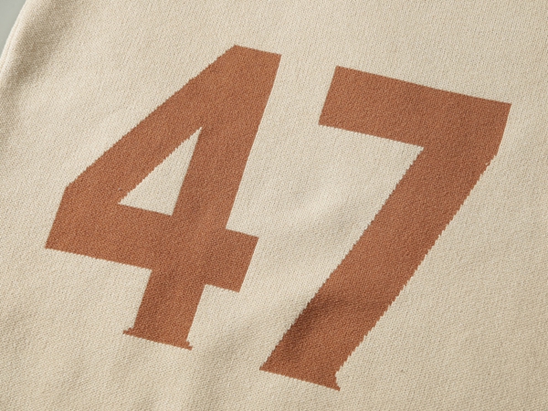 ブランドセーター角部分ディテール